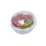 Gefüllte Eier mit Polenta, verpackt 130g