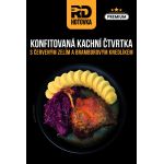 Konfitovaná kachní čtvrtka s červeným zelím a bramborovým knedlíkem 750g RD