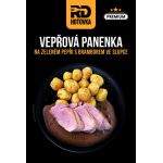 Vepřová panenka na zeleném pepři s bramborem ve slupce 500g RD