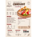 Obložený croissant se šunkou a sýrem nebalený 150g