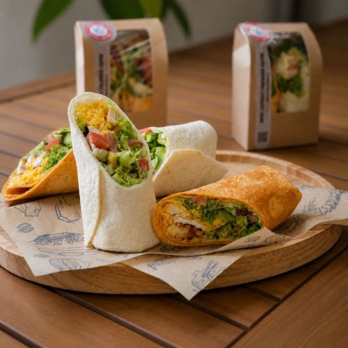 Tortilla s kuřecími stripsy balená 220g