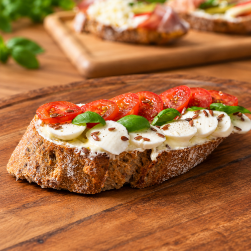 FIT Chlebíček s rajčaty a mozzarellou 120g